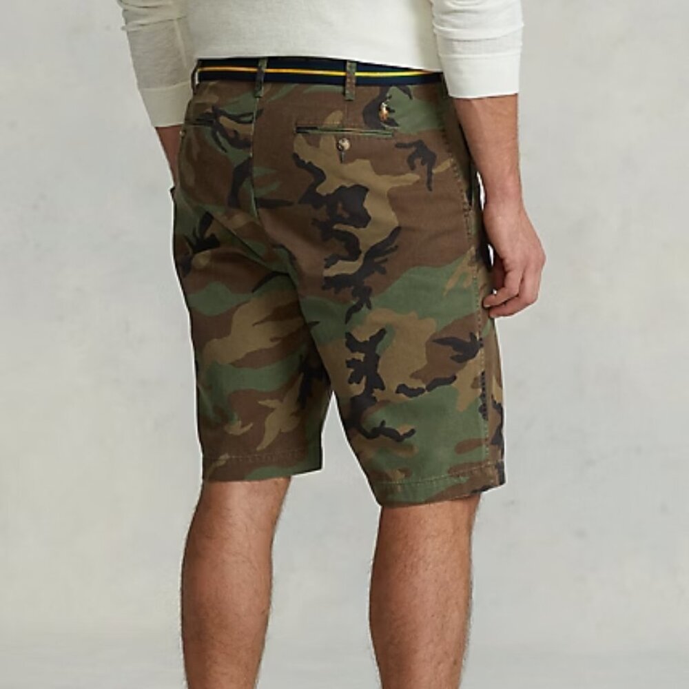 Polo Ralph Lauren - Men's Relaxed Fit Camo Chino Short - 44B - Picture 3 of 8